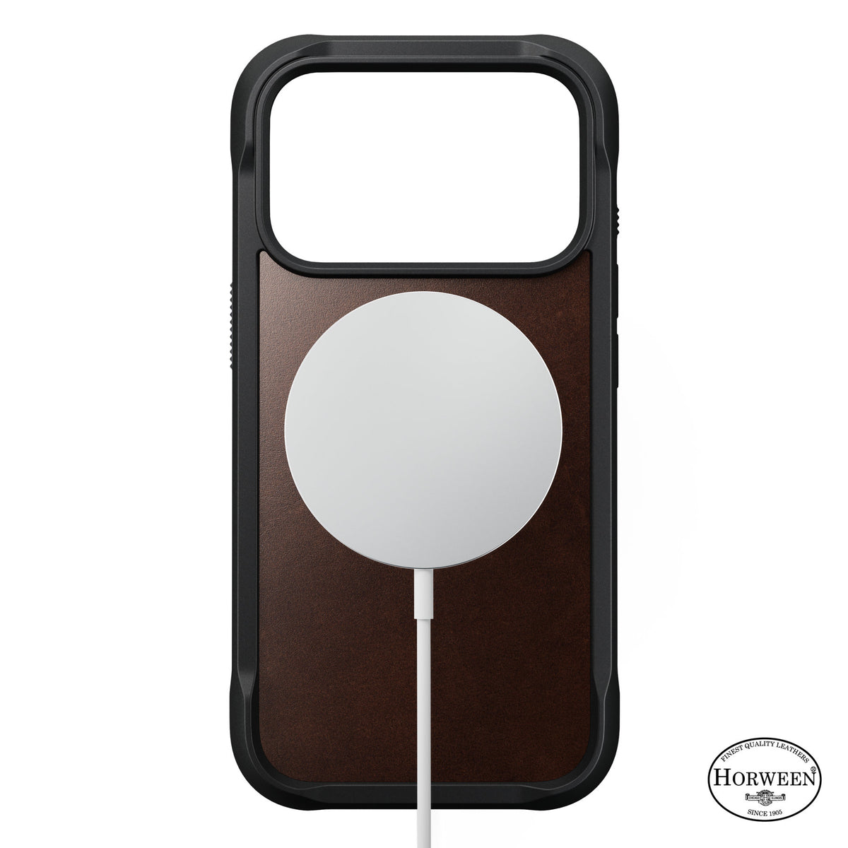 Nomad iPhone 17 Pro/iPhone 18 Pro Deksel Rugged Leather Case Rustic Brown