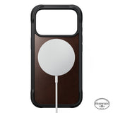 Nomad iPhone 17 Pro/iPhone 18 Pro Deksel Rugged Leather Case Rustic Brown