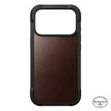 Nomad iPhone 17 Pro/iPhone 18 Pro Deksel Rugged Leather Case Rustic Brown