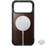 Nomad iPhone 17 Pro Max/iPhone 18 Pro Max Deksel Rugged Leather Case Rustic Brown