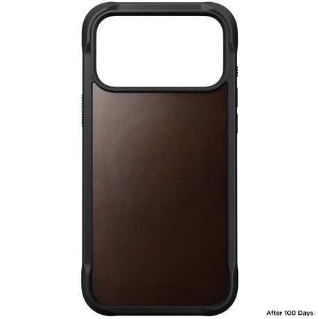 Nomad iPhone 17 Pro Max/iPhone 18 Pro Max Deksel Rugged Leather Case Rustic Brown