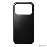 Nomad iPhone 17 Pro/iPhone 18 Pro Deksel Traditional Leather Case Horween Svart