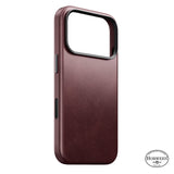 Nomad iPhone 17 Pro/iPhone 18 Pro Deksel Traditional Leather Case Horween Burgundy