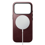 Nomad iPhone 17 Pro/iPhone 18 Pro Deksel Traditional Leather Case Horween Burgundy