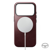 Nomad iPhone 17 Pro/iPhone 18 Pro Deksel Traditional Leather Case Horween Burgundy