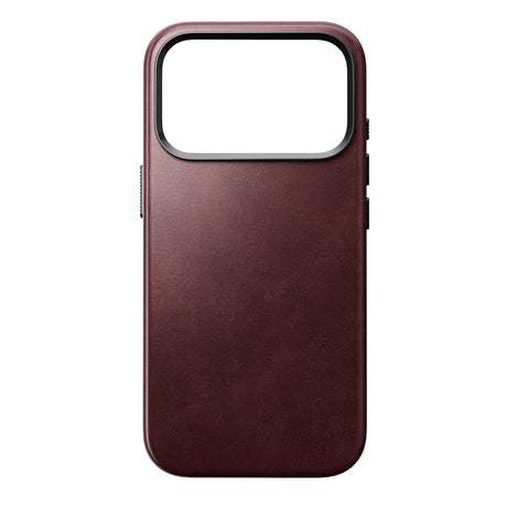 Nomad iPhone 17 Pro/iPhone 18 Pro Deksel Traditional Leather Case Horween Burgundy