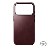 Nomad iPhone 17 Pro/iPhone 18 Pro Deksel Traditional Leather Case Horween Burgundy