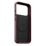 Nomad iPhone 17 Pro/iPhone 18 Pro Deksel Traditional Leather Case Horween Burgundy