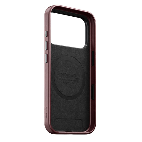 Nomad iPhone 17 Pro/iPhone 18 Pro Deksel Traditional Leather Case Horween Burgundy