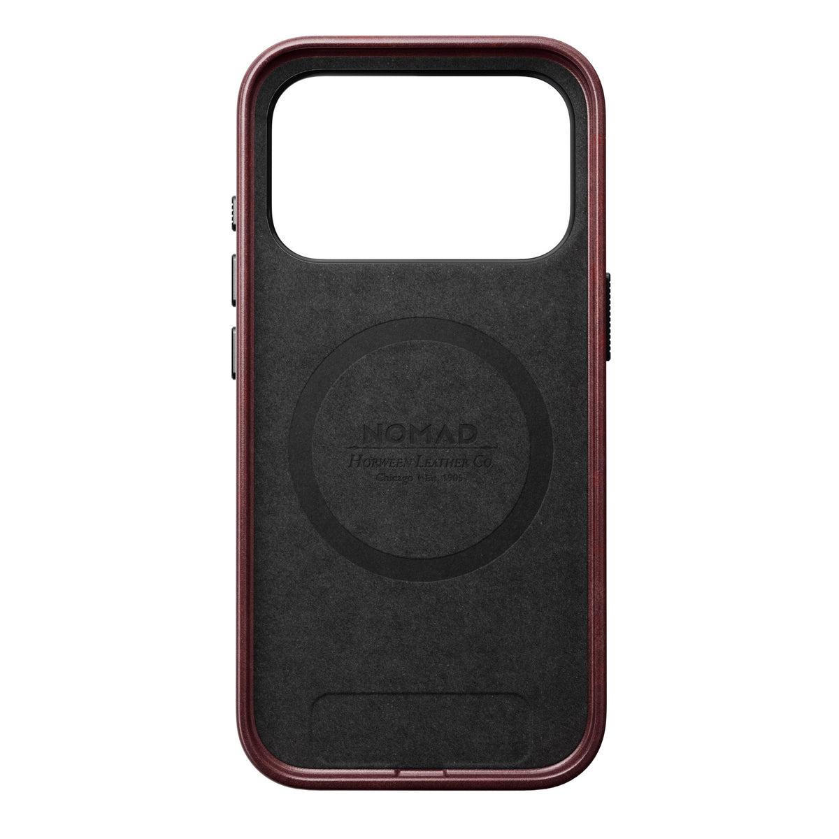 Nomad iPhone 17 Pro/iPhone 18 Pro Deksel Traditional Leather Case Horween Burgundy