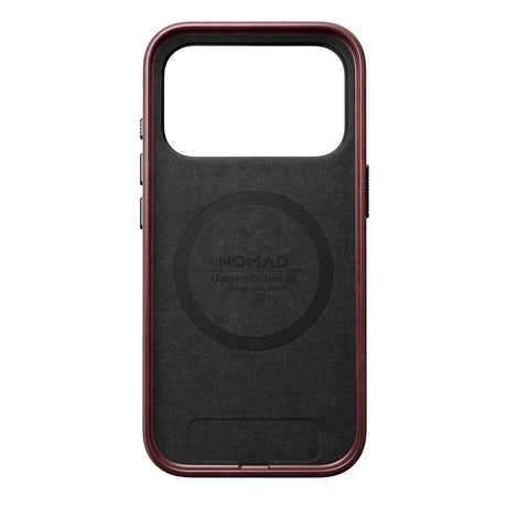 Nomad iPhone 17 Pro/iPhone 18 Pro Deksel Traditional Leather Case Horween Burgundy