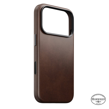 Nomad iPhone 17 Pro/iPhone 18 Pro Deksel Traditional Leather Case Horween Rustic Brown