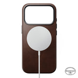 Nomad iPhone 17 Pro/iPhone 18 Pro Deksel Traditional Leather Case Horween Rustic Brown