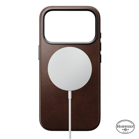 Nomad iPhone 17 Pro/iPhone 18 Pro Deksel Traditional Leather Case Horween Rustic Brown