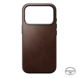 Nomad iPhone 17 Pro/iPhone 18 Pro Deksel Traditional Leather Case Horween Rustic Brown