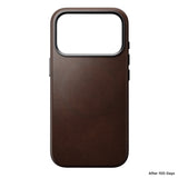 Nomad iPhone 17 Pro/iPhone 18 Pro Deksel Traditional Leather Case Horween Rustic Brown