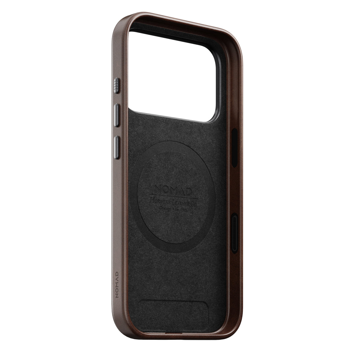 Nomad iPhone 17 Pro/iPhone 18 Pro Deksel Traditional Leather Case Horween Rustic Brown