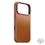 Nomad iPhone 17 Pro/iPhone 18 Pro Deksel Traditional Leather Case Horween Saddle