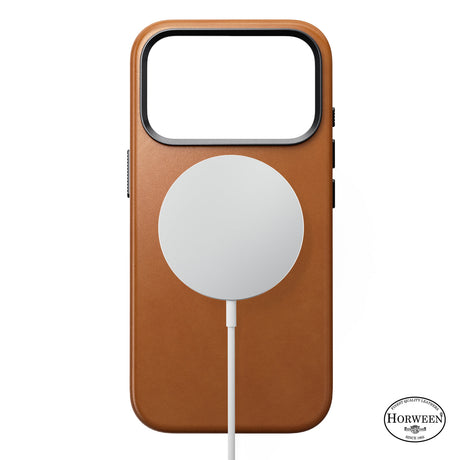 Nomad iPhone 17 Pro/iPhone 18 Pro Deksel Traditional Leather Case Horween Saddle
