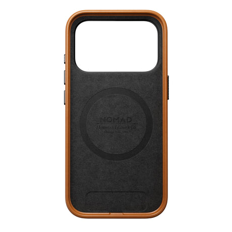 Nomad iPhone 17 Pro/iPhone 18 Pro Deksel Traditional Leather Case Horween Saddle