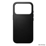 Nomad iPhone 17 Pro/iPhone 18 Pro Deksel Traditional Leather Case Svart