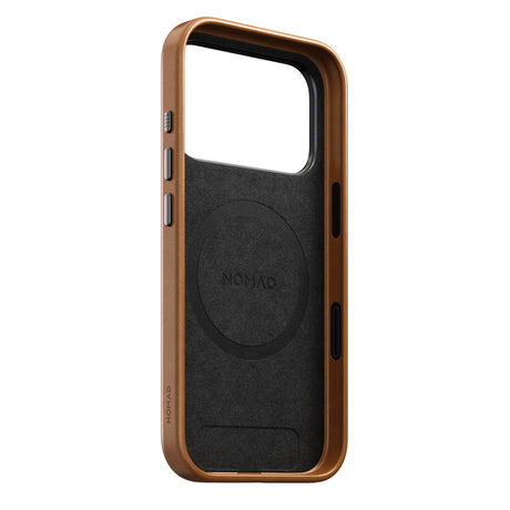 Nomad iPhone 17 Pro/iPhone 18 Pro Deksel Traditional Leather Case English Tan