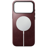 Nomad iPhone 17 Pro Max/iPhone 18 Pro Max Deksel Traditional Leather Case Horween Burgundy