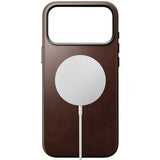 Nomad iPhone 17 Pro Max/iPhone 18 Pro Max Deksel Traditional Leather Case Horween Rustic Brown