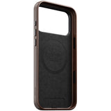 Nomad iPhone 17 Pro Max/iPhone 18 Pro Max Deksel Traditional Leather Case Horween Rustic Brown