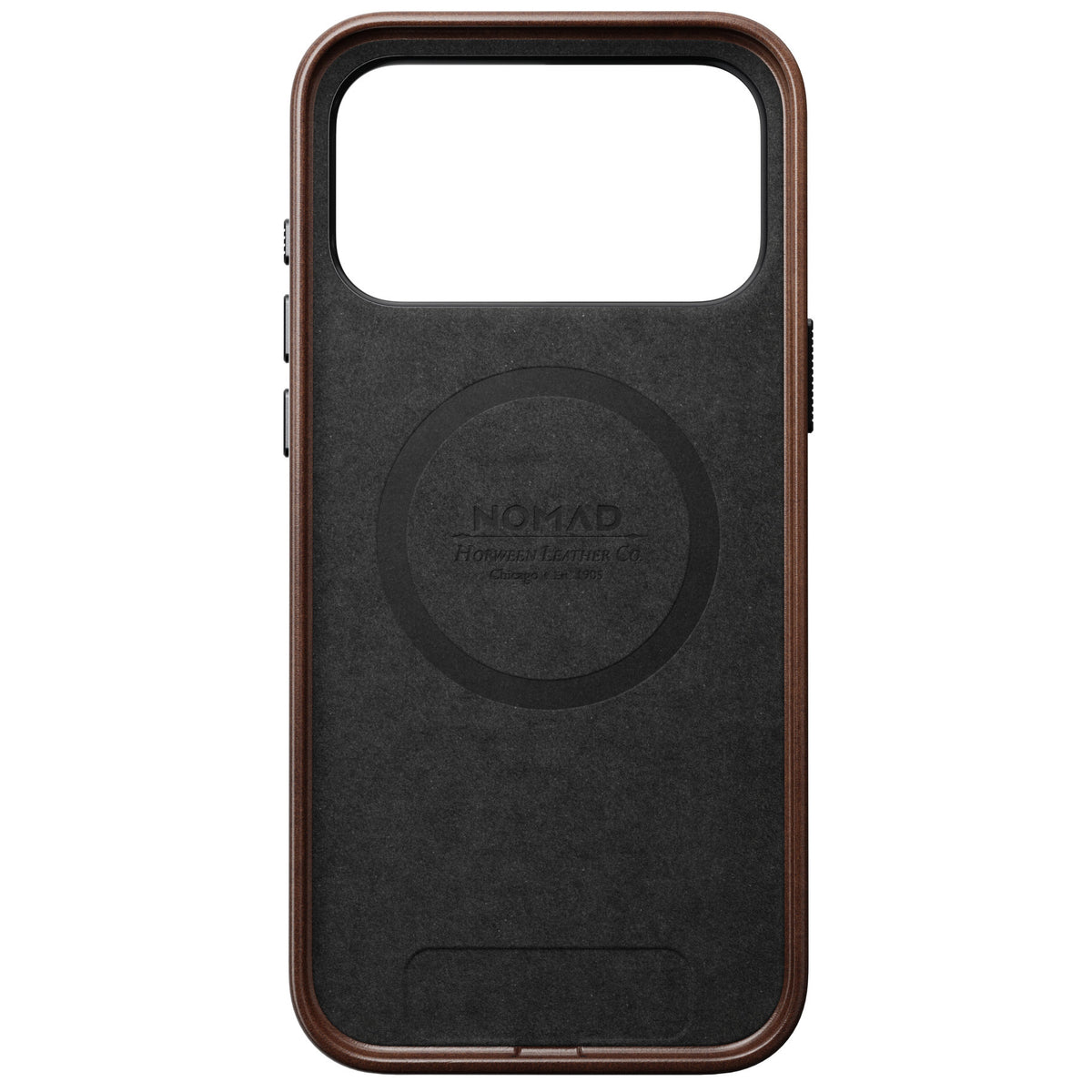 Nomad iPhone 17 Pro Max/iPhone 18 Pro Max Deksel Traditional Leather Case Horween Rustic Brown