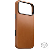Nomad iPhone 17 Pro Max/iPhone 18 Pro Max Deksel Traditional Leather Case Horween Saddle