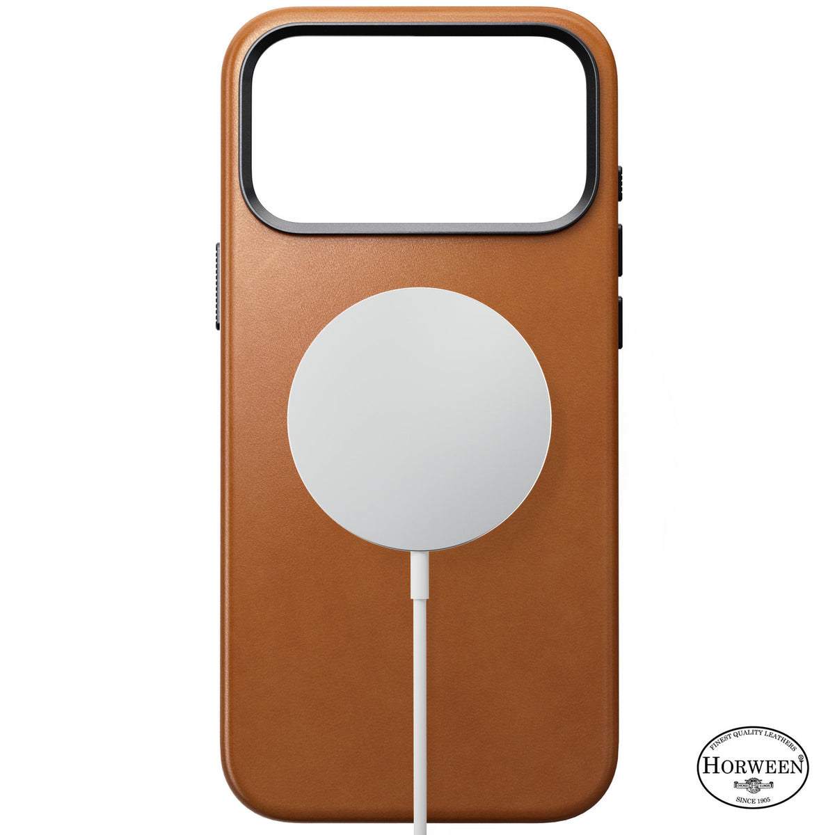 Nomad iPhone 17 Pro Max/iPhone 18 Pro Max Deksel Traditional Leather Case Horween Saddle