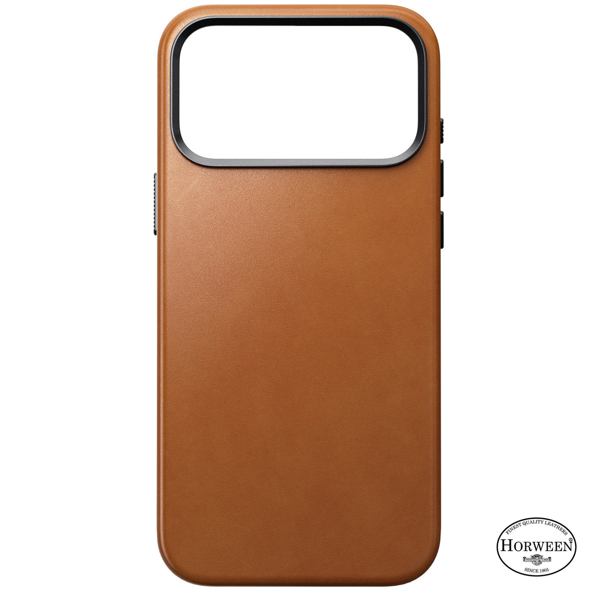 Nomad iPhone 17 Pro Max/iPhone 18 Pro Max Deksel Traditional Leather Case Horween Saddle