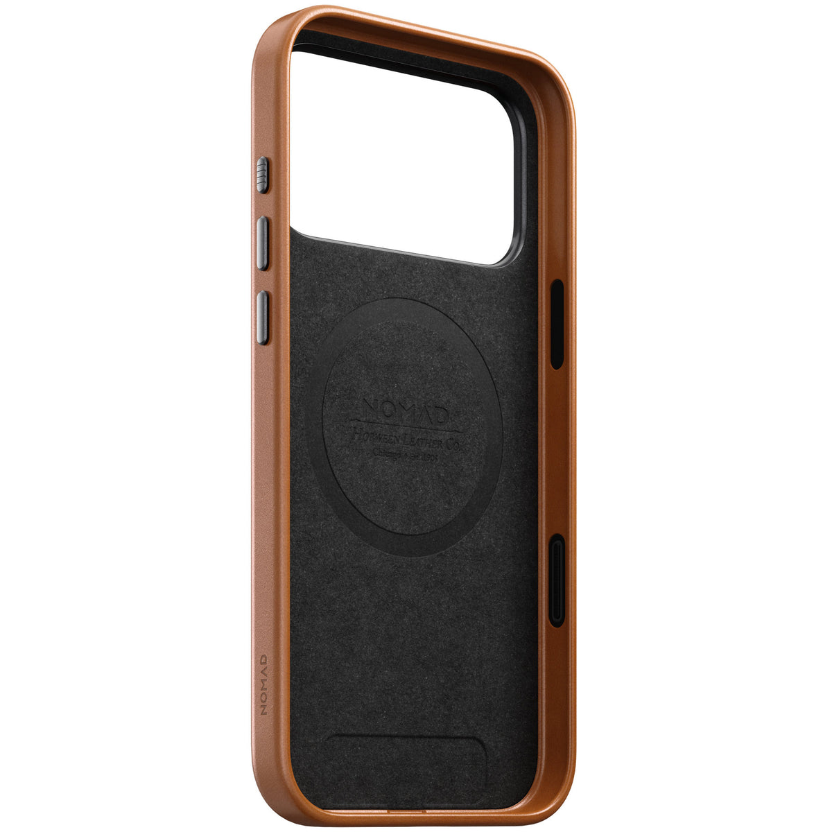 Nomad iPhone 17 Pro Max/iPhone 18 Pro Max Deksel Traditional Leather Case Horween Saddle