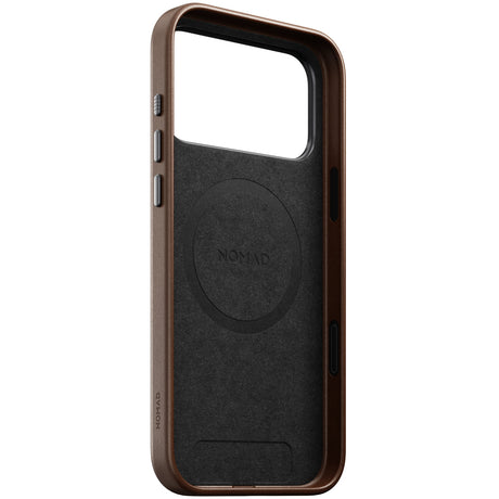 Nomad iPhone 17 Pro Max/iPhone 18 Pro Max Deksel Traditional Leather Case Brun