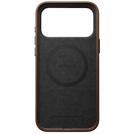 Nomad iPhone 17 Pro Max/iPhone 18 Pro Max Deksel Traditional Leather Case Brun