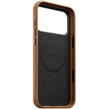 Nomad iPhone 17 Pro Max/iPhone 18 Pro Max Deksel Traditional Leather Case English Tan