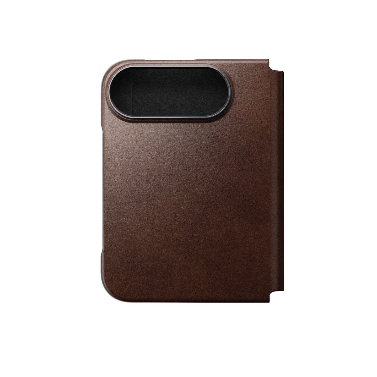 Nomad iPhone Duo Etui Traditional Leather Folio Horween Rustic Brown