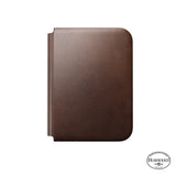 Nomad iPhone Duo Etui Traditional Leather Folio Horween Rustic Brown