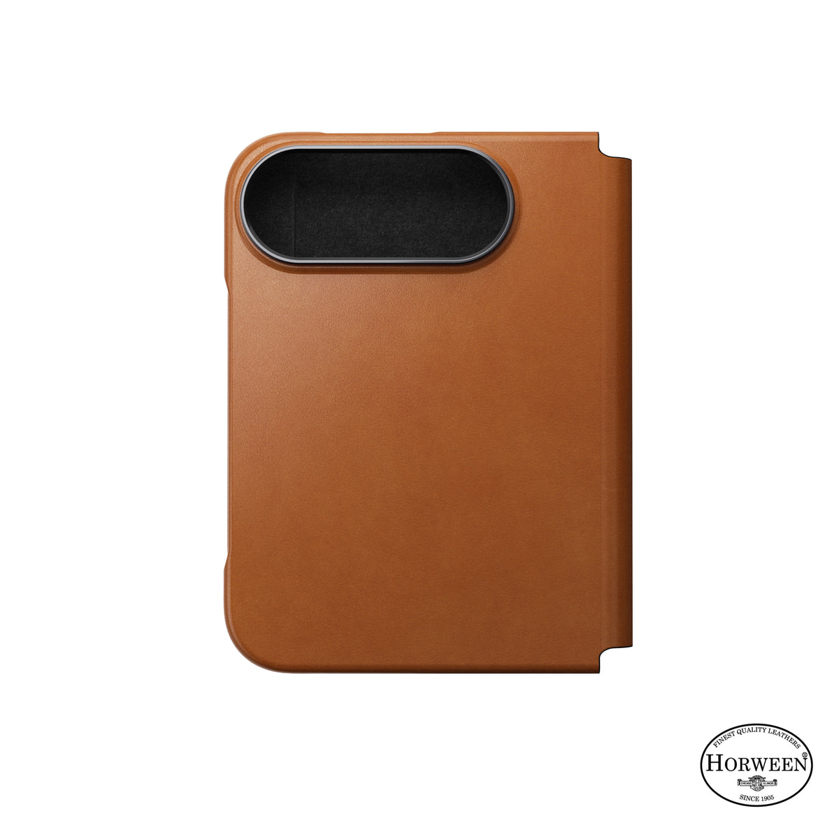 Nomad iPhone Duo Etui Traditional Leather Folio Horween Saddle