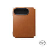 Nomad iPhone Duo Etui Traditional Leather Folio Horween Saddle