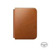 Nomad iPhone Duo Etui Traditional Leather Folio Horween Saddle