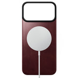 Nomad iPhone 17 Pro Max/iPhone 18 Pro Max Deksel Mag Leather Back Burgundy