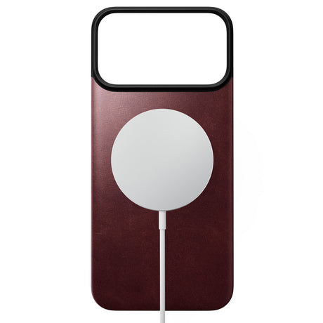 Nomad iPhone 17 Pro Max/iPhone 18 Pro Max Deksel Mag Leather Back Burgundy