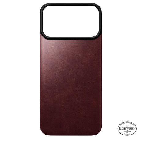 Nomad iPhone 17 Pro Max/iPhone 18 Pro Max Deksel Mag Leather Back Burgundy