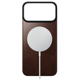 Nomad iPhone 17 Pro Max/iPhone 18 Pro Max Deksel Mag Leather Back Rustic Brown