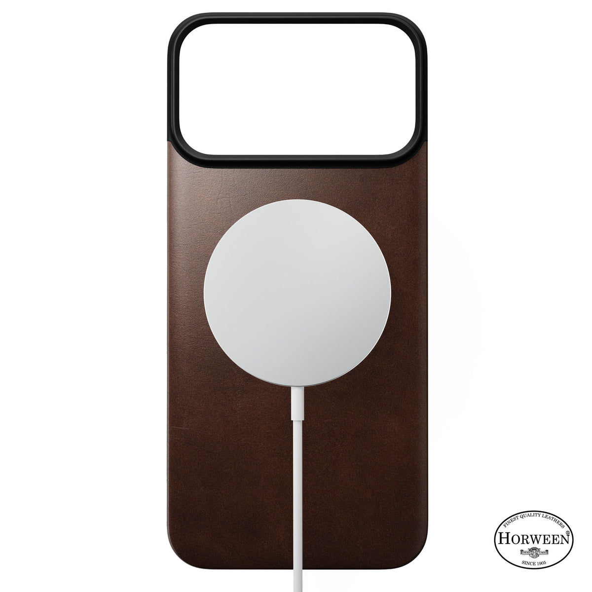 Nomad iPhone 17 Pro Max/iPhone 18 Pro Max Deksel Mag Leather Back Rustic Brown