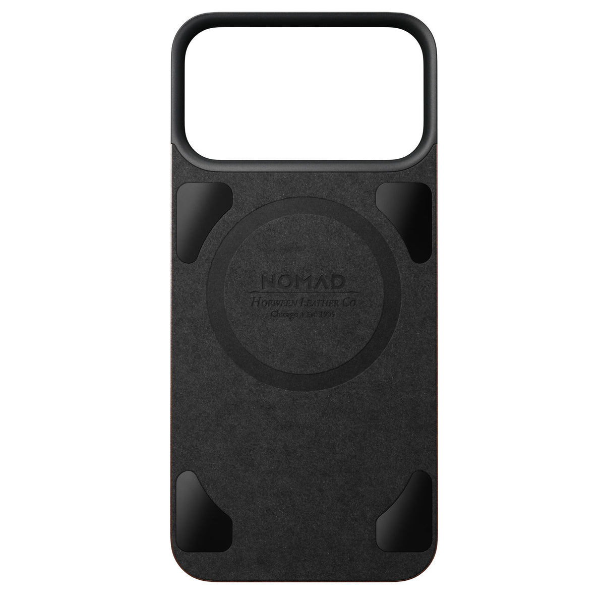 Nomad iPhone 17 Pro Max/iPhone 18 Pro Max Deksel Mag Leather Back Rustic Brown