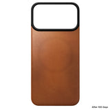 Nomad iPhone 17 Pro Max/iPhone 18 Pro Max Deksel Mag Leather Back Saddle