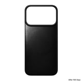 Nomad iPhone 17 Pro/iPhone 18 Pro Deksel Mag Leather Back Svart